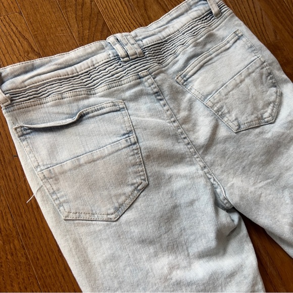 NEW Men’s Acid Washed Jean Shorts - Picture 6 of 6
